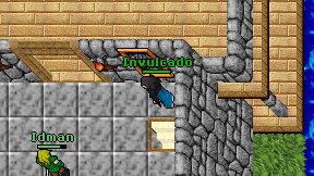 Invulcado on screen