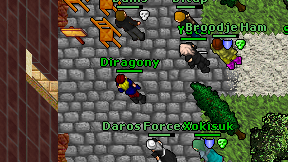 Diragony on screen
