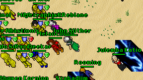John Slither on screen