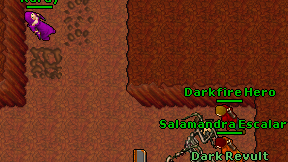 Darkfire Hero on screen