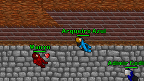 Arqueiro Azul on screen