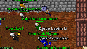Gold Necromancer on screen