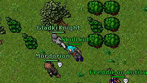 Gladki Knight on screen