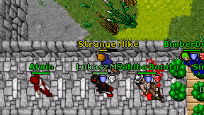 Strange Mike on screen