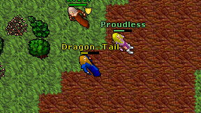 Dragon-Tail on screen