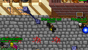 Demodrad on screen