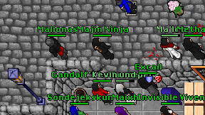 Majin Ninja on screen