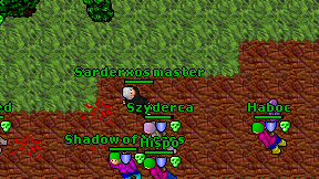Sarderxos master on screen