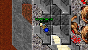 Verblade on screen