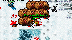 Derras Eriusia on screen
