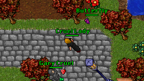 Cruel Lady on screen
