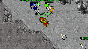 Clark inf on screen