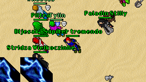 Sapiter tremendo on screen