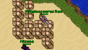Nicoleasaurus Rex on screen