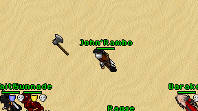 John'Rambo on screen