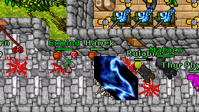 Hawek on screen