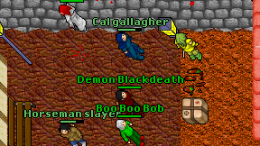Demon Blackdeath on screen