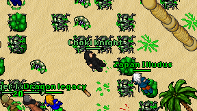 Choki knight on screen