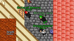 Arrow-ace on screen