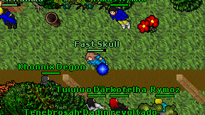 Fast Skull on screen