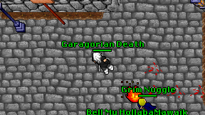 Garagorian Death on screen