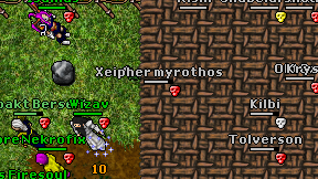 Xeipher myrothos on screen