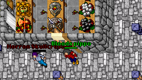 Bloods pippo on screen