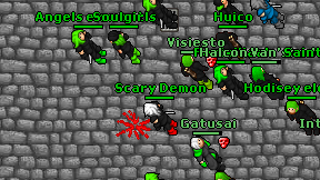 Scary Demon on screen