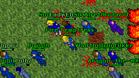 Fire Temptress on screen