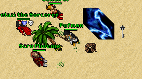 Pufman on screen