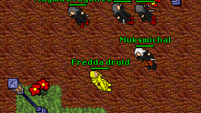 Fredda druid on screen