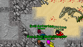 Evil Asturias on screen