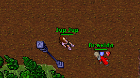 Jup Jup on screen