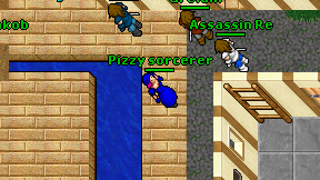 Pizzy sorcerer on screen