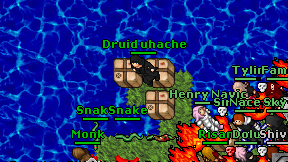 Druid uhache on screen