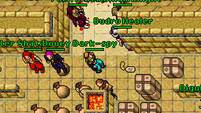 Dark-spy on screen