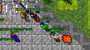 Evo Flip on screen