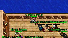 Lady Lacta on screen