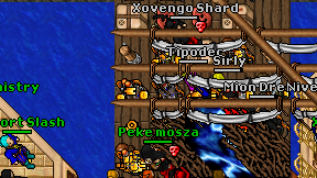 Peke mosza on screen