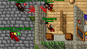Unsere on screen