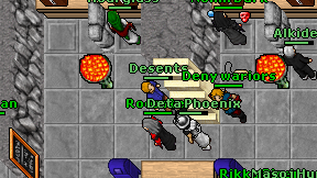 Desents on screen