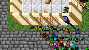 Nordic archer on screen