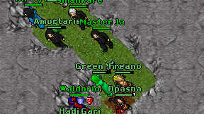 Master Ja on screen