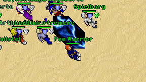 Fee Warrior on screen