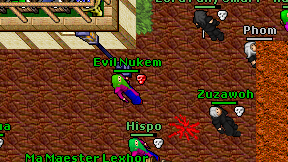 Evil Nukem on screen