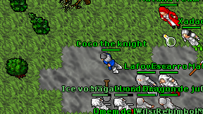 Coco the knight on screen