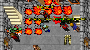 Knightzin of hell on screen