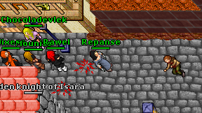 Repanse on screen