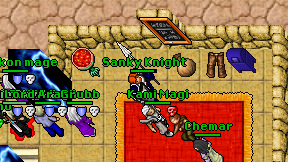 Sanky Knight on screen