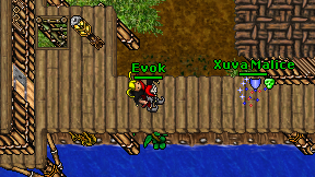 Evok on screen